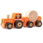 *NEW* Cubika Magnetic Wooden Toy Tractor