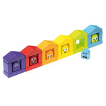 *NEW* Cubika Wooden Construction Set Colorful Houses