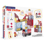 *NEW* Magna-Tiles Fire Station 50-Piece Set