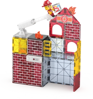 *NEW* Magna-Tiles Fire Station 50-Piece Set
