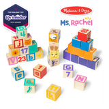 Melissa & Doug Ms. Rachel Blocks + Activity Cards