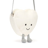 Jellycat Amuseable Cream Heart Bag (LIMIT 2)