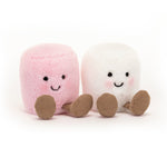 Jellycat Amuseables Pink & White Marshmallows (LIMIT 1)