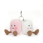*NEW* Jellycat Amuseables Pair of Marshmallows Bag Charm (LIMIT 1)