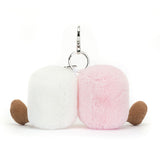 *NEW* Jellycat Amuseables Pair of Marshmallows Bag Charm (LIMIT 1)