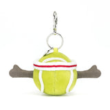 Jellycat Amuseables Sports Tennis Bag Charm (LIMIT 1)