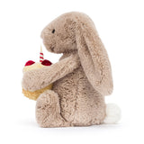 Jellycat Bashful Beige Bunny Birthday (LIMIT 1)