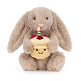 Jellycat Bashful Beige Bunny Birthday (LIMIT 1)