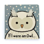 Jellycat 'If I Were An Owl' Book (White)