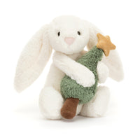 *COMING SOON* Jellycat Bashful Bunny with Christmas Tree (LIMIT 1)