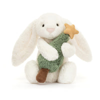 *COMING SOON* Jellycat Bashful Bunny with Christmas Tree (LIMIT 1)