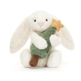 *COMING SOON* Jellycat Bashful Bunny with Christmas Tree (LIMIT 1)