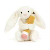 Jellycat Bashful Bunny with Pencil (LIMIT 1)