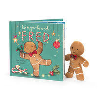 Jellycat 'Gingerbread Fred' Book