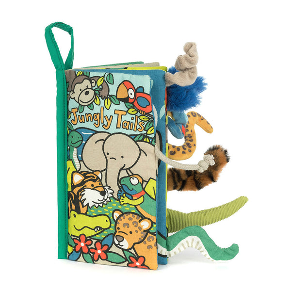 *NEW* Jellycat Jungly Tails Soft Book NEW STYLE