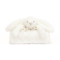 Jellycat Bashful Luxe Bunny Luna Blankie with Gift Box