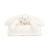 Jellycat Bashful Luxe Bunny Luna Blankie with Gift Box
