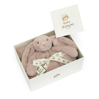 Jellycat Bashful Luxe Bunny Rosa Blankie with Gift Box