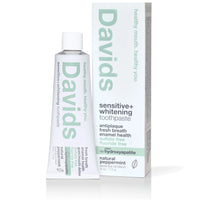*NEW* Davids Sensitive + Whitening Nano-Hydroxyapatite Premium Toothpaste - Peppermint