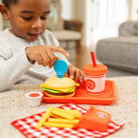Fat Brain Pretendables Burger & Fries Set