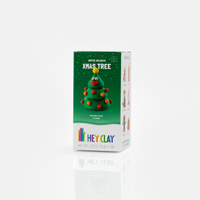Fat Brain Hey Clay Winter Holiday Claymates - Christmas Tree