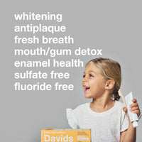 *NEW* Davids Kids + Adults Nano-Hydroxyapatite Premium Toothpaste - Orange Vanilla