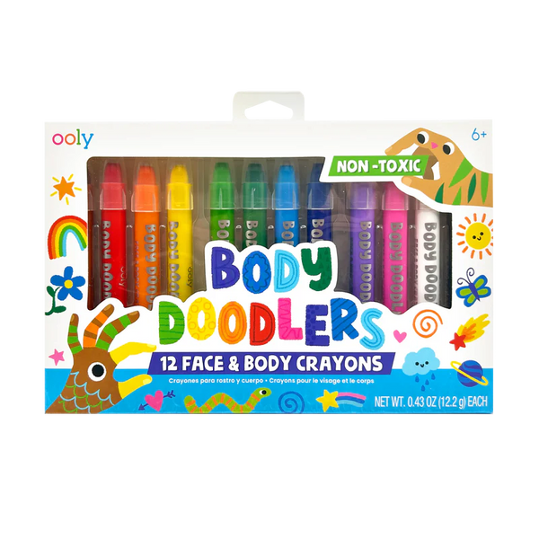 Ooly Body Doodlers Face & Body Crayons