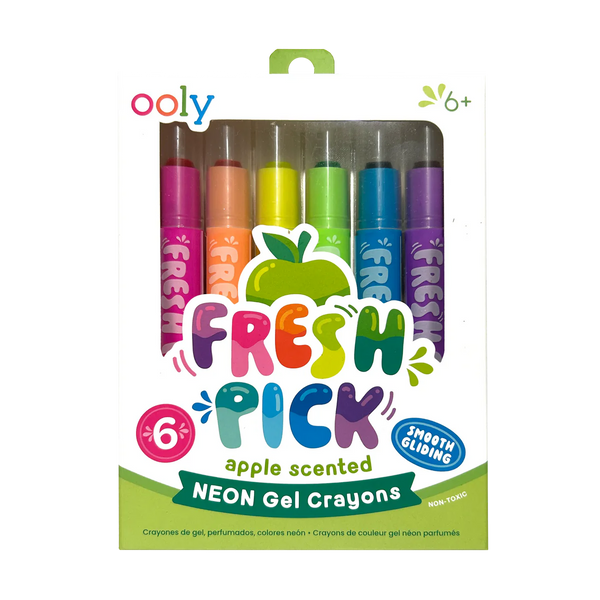 *NEW* Ooly Fresh Pick Apple Scented Gel Crayons