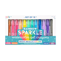 Ooly Rainbow Sparkle Metallic Watercolor Gel Crayons