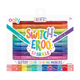 *NEW* Ooly Switch-eroo Sparkle Glittery Color Changing Markers, 12-Pack