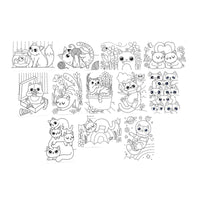 Ooly Undercover Art Hidden Pattern Coloring Activity Cards - Smitten Kittens