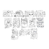 Ooly Undercover Art Hidden Pattern Coloring Activity Cards - Smitten Kittens