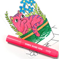 Ooly Undercover Art Hidden Pattern Coloring Activity Cards - Smitten Kittens