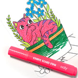 Ooly Undercover Art Hidden Pattern Coloring Activity Cards - Smitten Kittens