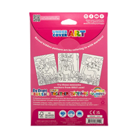 Ooly Undercover Art Hidden Pattern Coloring Activity Cards - Unicorn Friends
