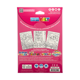 Ooly Undercover Art Hidden Pattern Coloring Activity Cards - Unicorn Friends