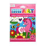 Ooly Undercover Art Hidden Pattern Coloring Activity Cards - Unicorn Friends