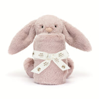 Jellycat Bashful Luxe Bunny Rosa Soother with Gift Box