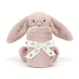 Jellycat Bashful Luxe Bunny Rosa Soother with Gift Box