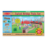 *COMING SOON* Melissa & Doug Wooden Swivel Bridge Train Set