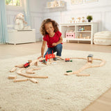 *COMING SOON* Melissa & Doug Wooden Swivel Bridge Train Set