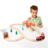 *COMING SOON* Melissa & Doug Wooden Swivel Bridge Train Set