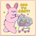 Tender Ghost 'Add to Cart' Vinyl Sticker