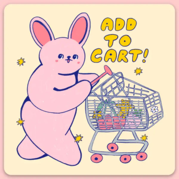 Tender Ghost 'Add to Cart' Vinyl Sticker
