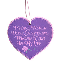 *NEW* Krystan Saint Cat 'I Have Never Done Anything Wrong' Candy Scented Air Freshener