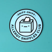 *NEW* Robot Dance Battle 'Allergy Sniffles Club' Vinyl Sticker