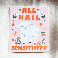 Tender Ghost 'All Hail Sensitivity' Vinyl Sticker