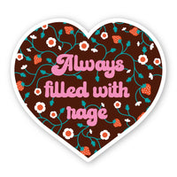 *NEW* Krystan Saint Cat 'Always Filled With Rage' Vinyl Sticker