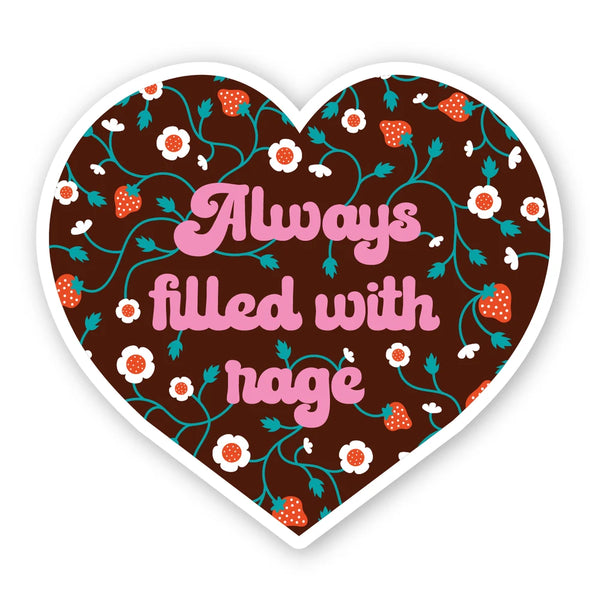*NEW* Krystan Saint Cat 'Always Filled With Rage' Vinyl Sticker