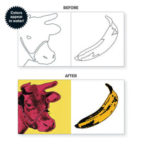 *NEW* Mudpuppy Color Magic Bath Book: Andy Warhol